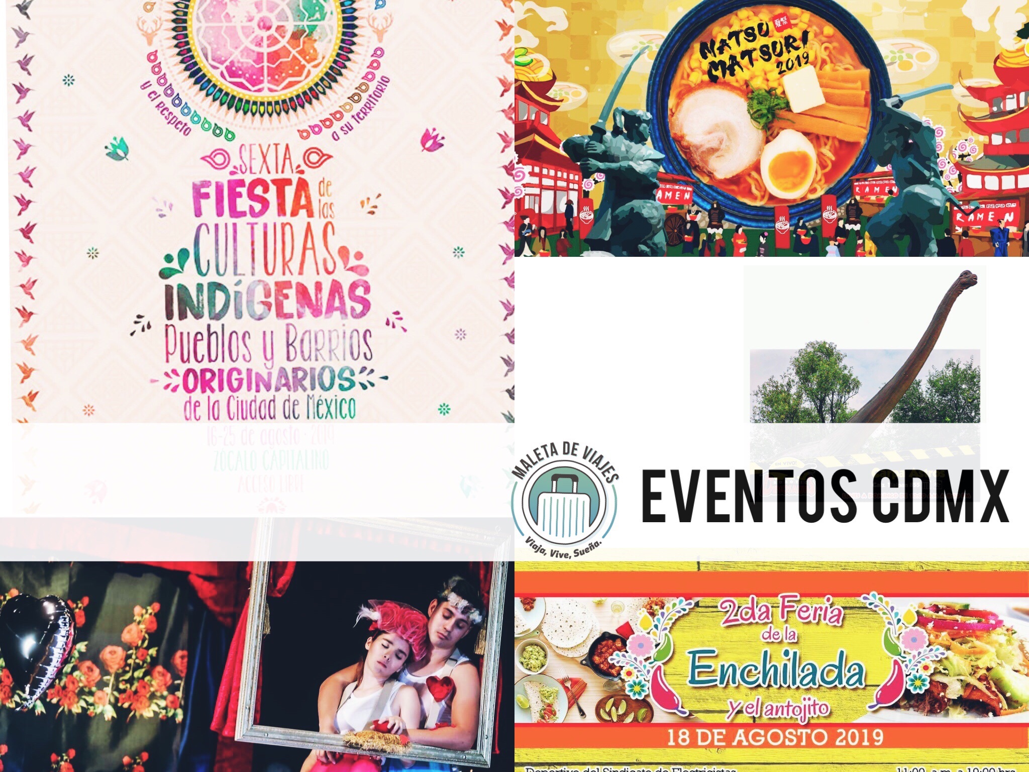 CDMX, Maleta de Viajes, fin de semana, turismo, SECTUR CDMX, aventura, eventos, cultura, teatro