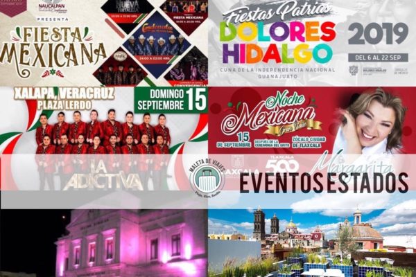 Puebla, Hidalgo, Día de la Independencia, Guanajuato, Tlaxcala, Estado de México, Veracruz, Maleta de Viajes, turismo