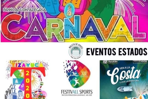 Maleta de Viajes, viajes, turismo, cultura, Estados, Mérida, Yucatán, carnaval, Colima, Morelos, Hidalgo