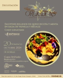 Festival gastronómico de la Vainilla, orquideas, Cdmx,