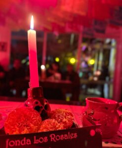 Fonda los rosales Xochimilco, Xochimilco, baúl gastronómico, viajes, viajeros, día de muertos, experiencias 
