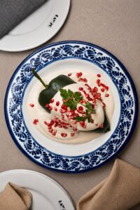 Chiles en nogada, baul gastronomico, cdmx, restaurantes, temporada de chile en nogada