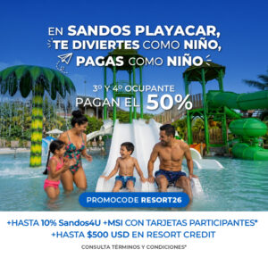 Maleta de Viajes, turismo, viajes, aventura, viajeros, estados, vacaciones, cenotes, Sandos Hotels & Resorts